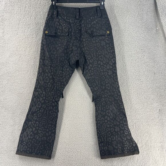 Armada Women's Black Leopard Print Track Pants - Picture 6 of 16